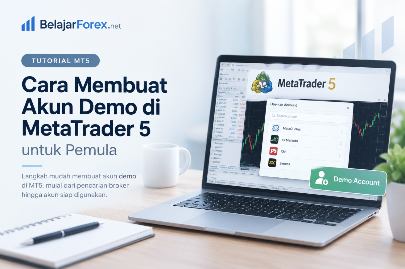 Cara membuat akun demo di MetaTrader 5