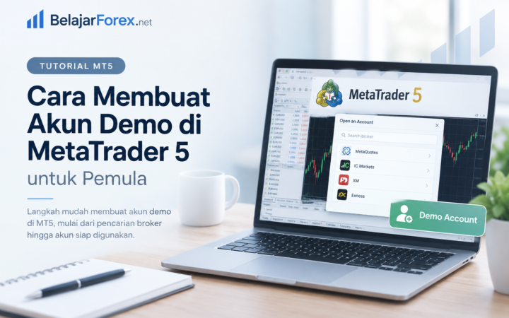 Cara membuat akun demo di MetaTrader 5
